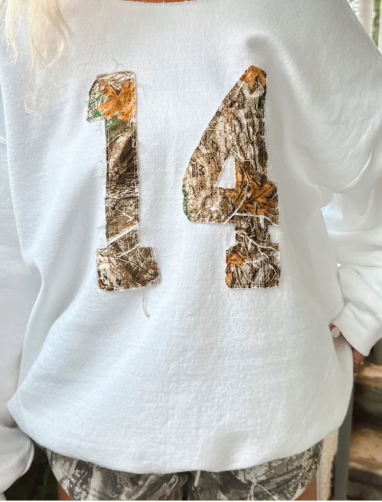 14 Camo Crewneck